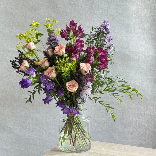 Blooming purple